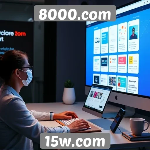 Plataforma 8000.com se destaca pela experiência do usuário